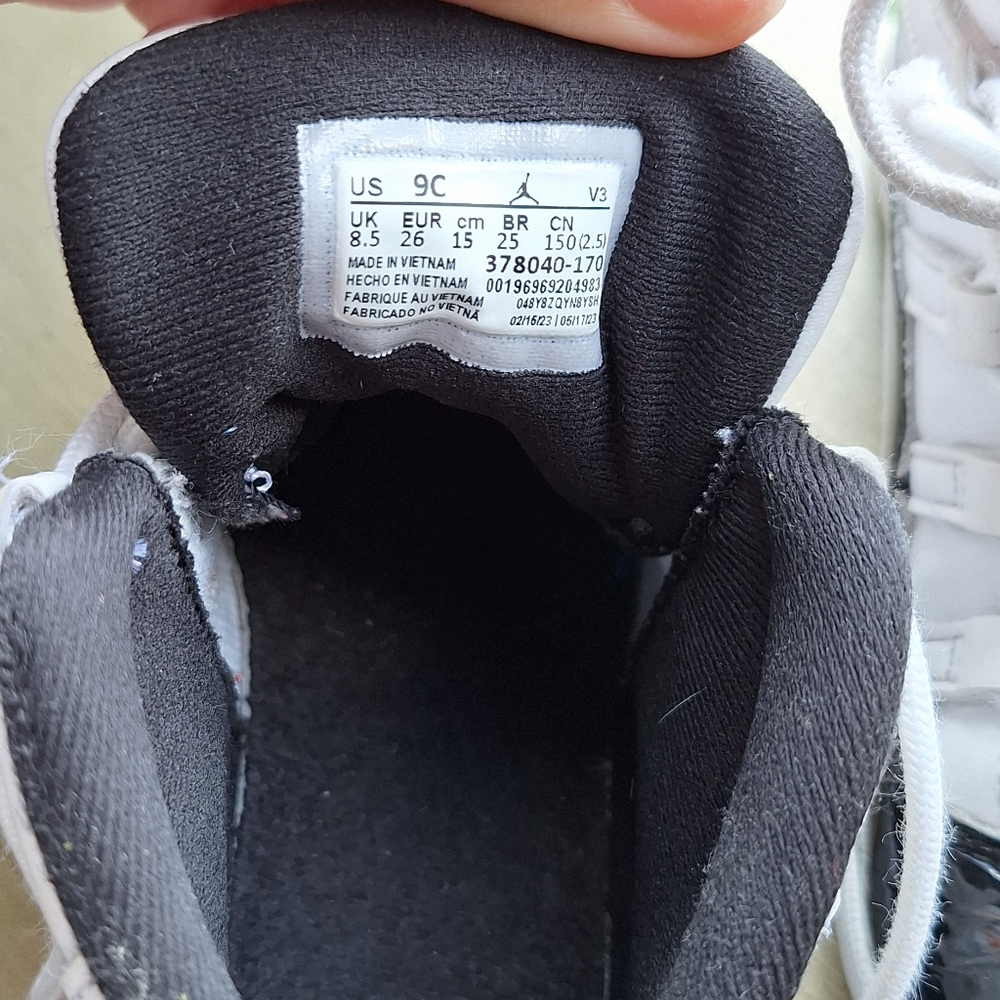 Jordan Kids Sneakers Black White